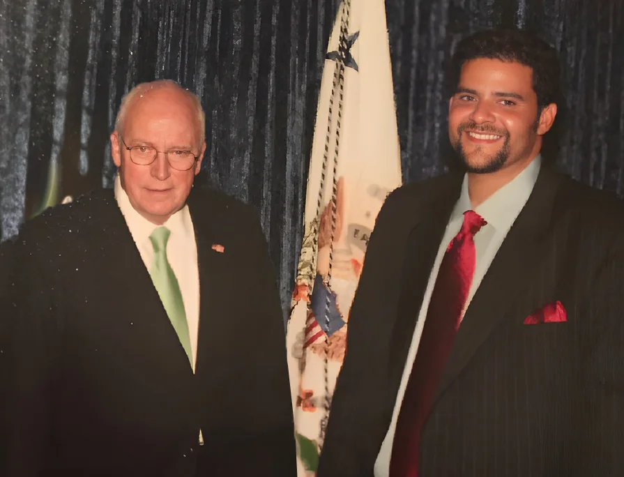 With Vice President Dick Cheney